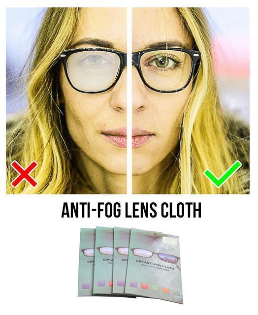 Anti-Fog Lens Cloth 4 pcs
